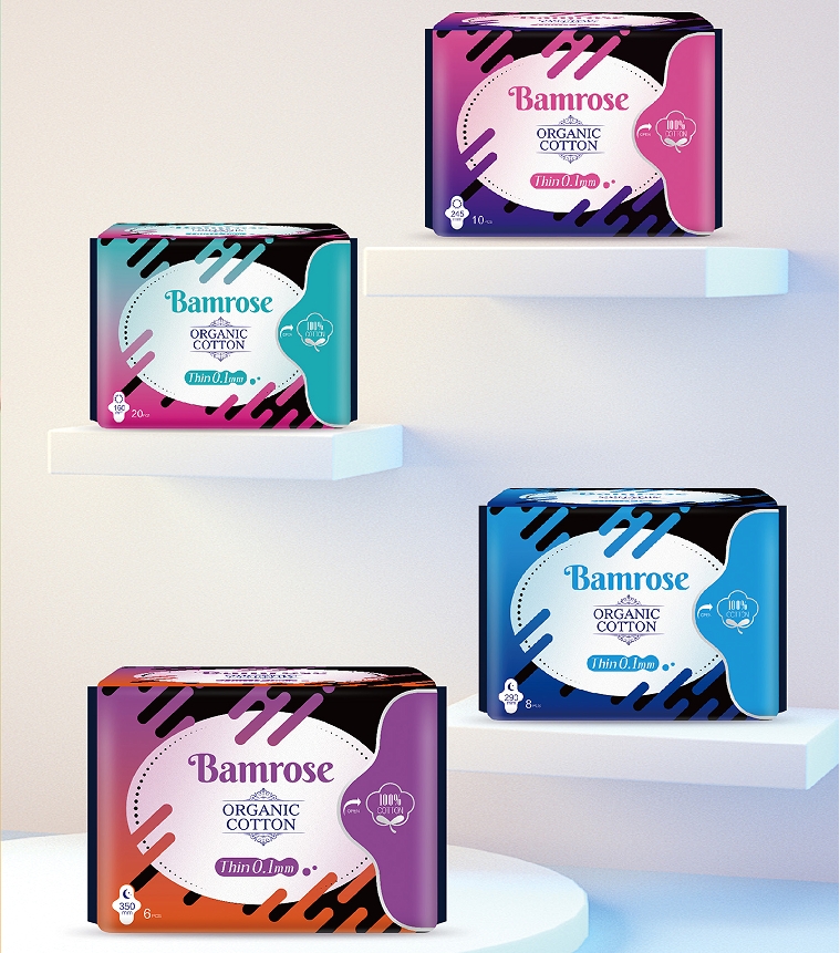 Bamrose Sanitary Napkins– Soft, Absorbent & Skin-Friendly