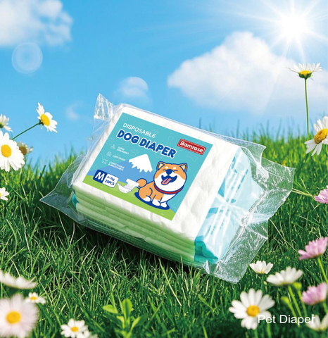 Bamrose Disposable Pet Diapers for Dogs & Cats